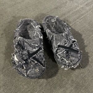 DENIM CLOGS